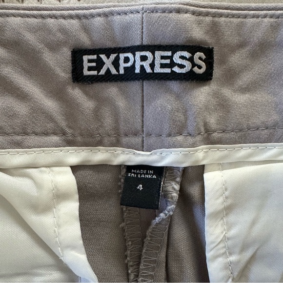 Express Gray Tailored Shorts Size 4 - Picture 2 of 7